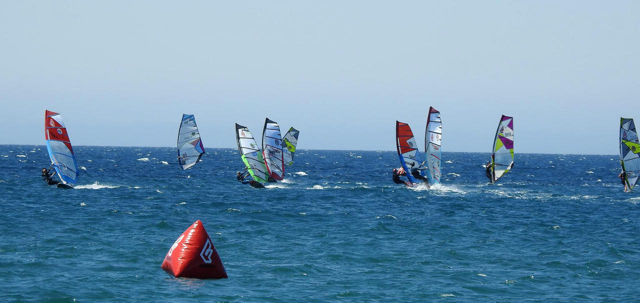 Windsurf slalom en Almerimar