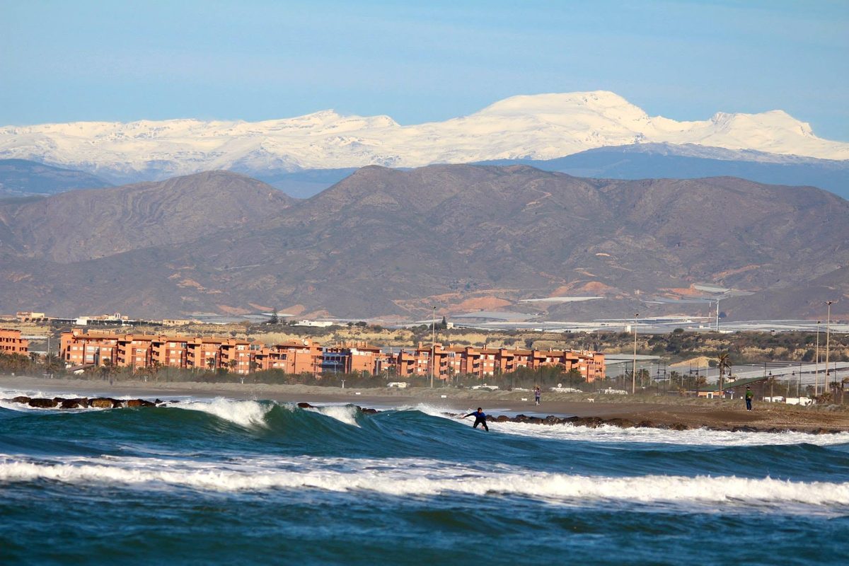 Vista aérea del Club de Playa de Almerimar