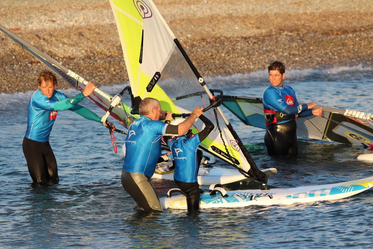 Windsurf en el Club de Playa de Almerimar
