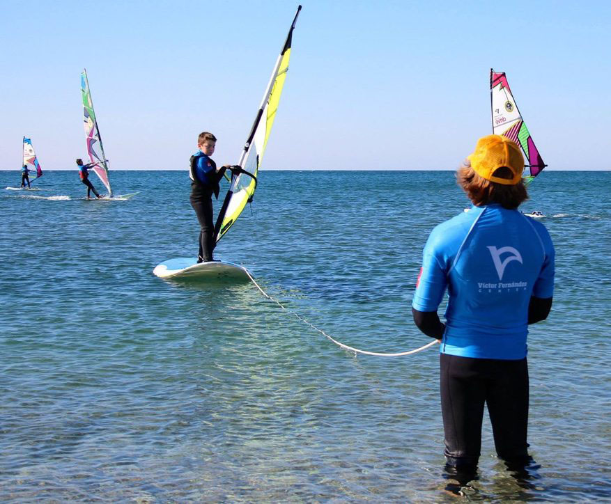 Windsurf en el Club de Playa de Almerimar