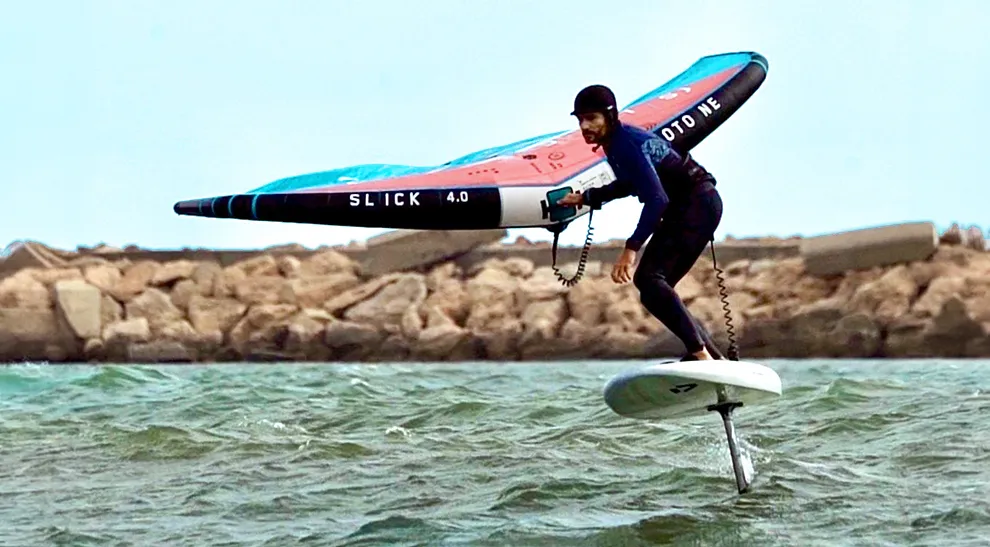 Wing foil de Poniente en Almerimar